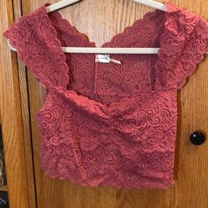 Free people pink bralet